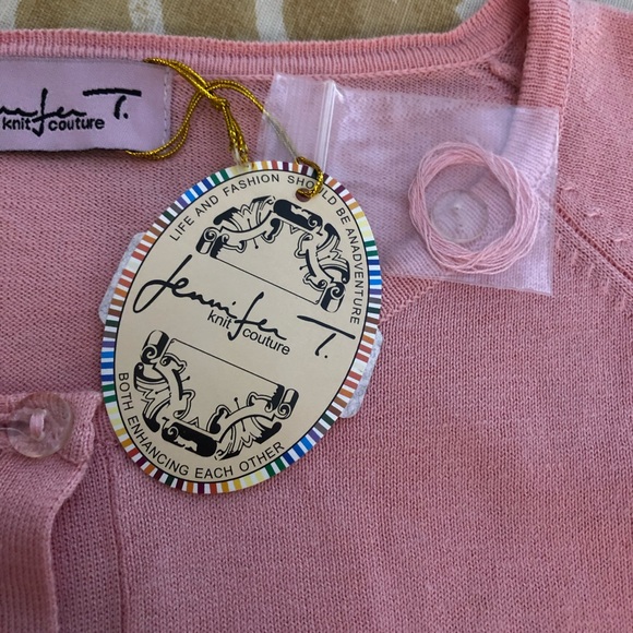 NWT Jennifer T Knit Couture Cardigan Sweater - Picture 3 of 11